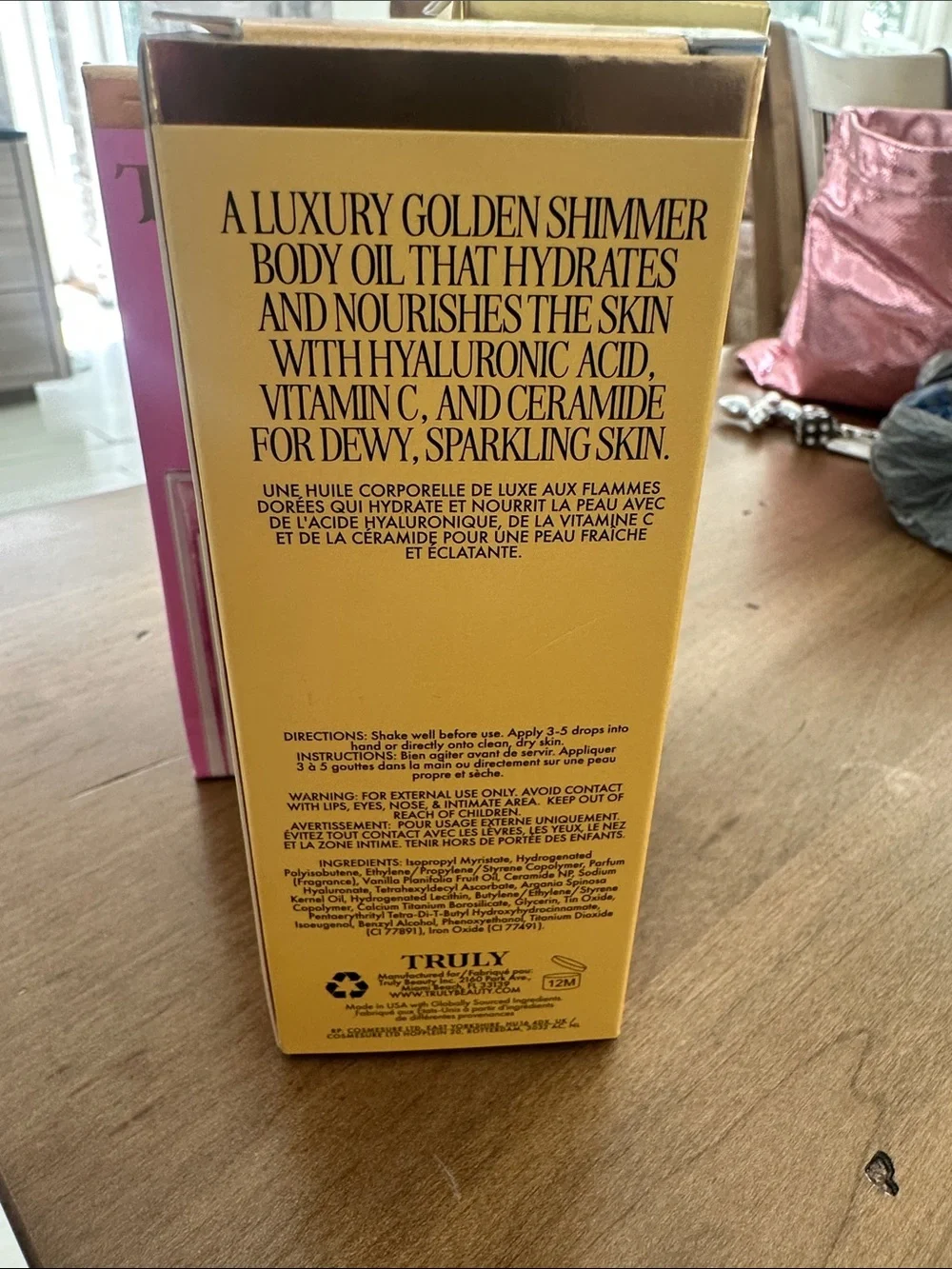 TRULY Golden Glaze Luxury Body Oil - Gold
